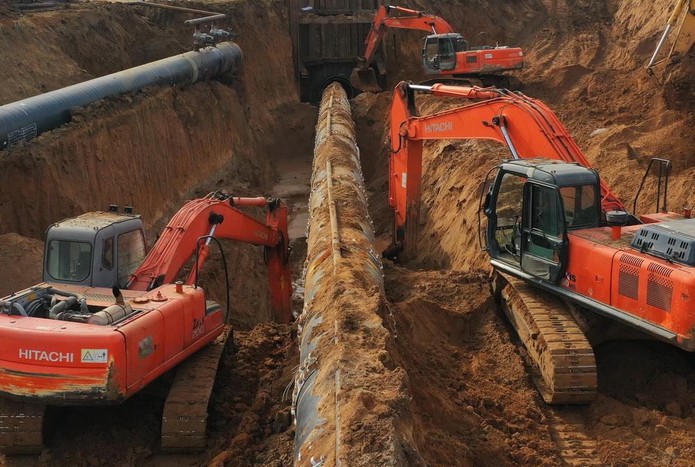 中俄东线天然气管道工程河北丰润段加紧建设